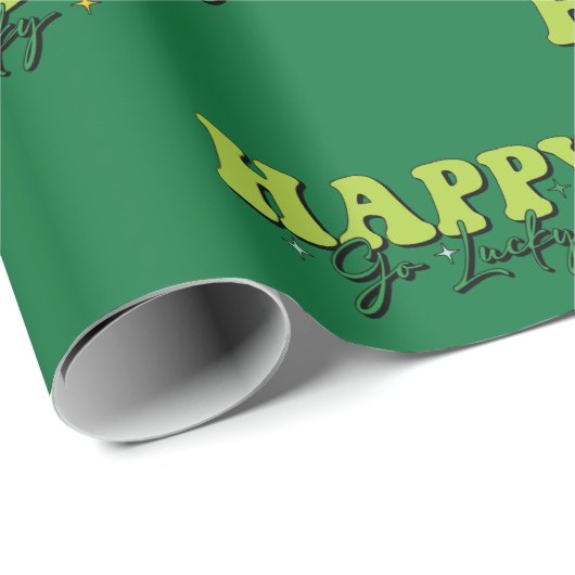 Kleeblatt 3/17 St Patricks Day Geschenkpapier (Rolleneckpunkt)