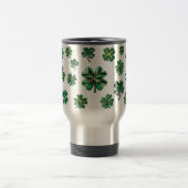 Kleeblatt 3D Clover Blätter Lucky Reisebecher (Mittel)