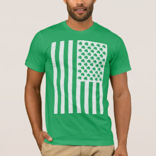Kleeblatt American Flag St Patricks Day Shirts