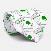 Kleeblatt-Asse Krawatte (Gerollt)