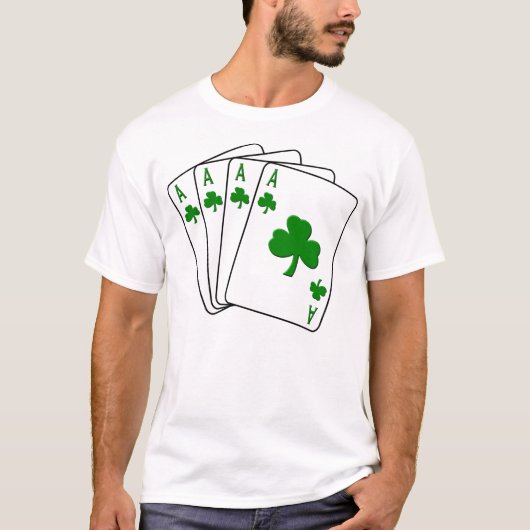 Kleeblatt-Asse T-Shirt (Vorderseite)