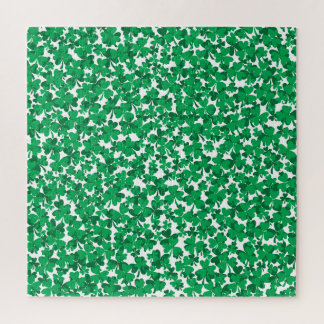 Kleeblatt aus Kleeblättern Puzzle