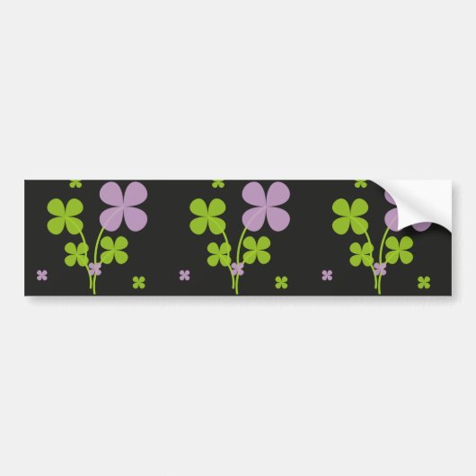 Kleeblatt Autoaufkleber (Vorne)