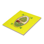 Kleeblatt Bagpipe Fliese (Seite)