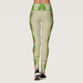 Kleeblatt Beige Leggings (Rückseite)