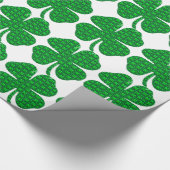 Kleeblatt-Bilder Geschenkpapier (Ecke)