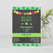 Kleeblatt Birthday Einladung (Stehend Vorderseite)