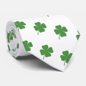 Kleeblatt Black Krawatte (Gerollt)