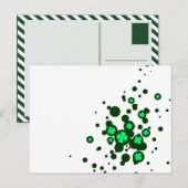 Kleeblatt-Blasen Postkarte (Vorne/Hinten)