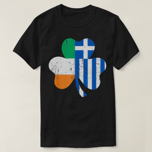 Kleeblatt-Blätterteiggrippe für St. Patricks-Tag T-Shirt (Design vorne)