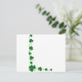 Kleeblatt Border Postkarte (Stehend Vorderseite)