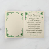 Kleeblatt Bouquet Karte (Innenseite)