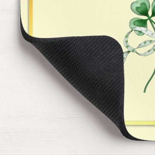 Kleeblatt Bouquet Mousepad (Ecke)