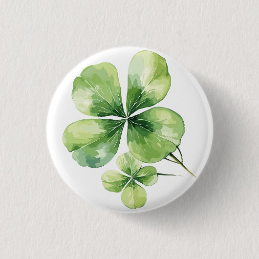 Kleeblatt Button (Vorderseite)