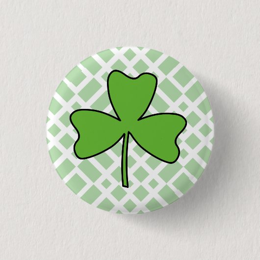 Kleeblatt Button (Vorderseite)