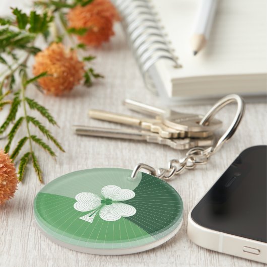 Kleeblatt Cascade Schlüsselanhänger (Vorderseite rechts)