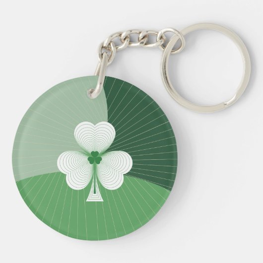 Kleeblatt Cascade Schlüsselanhänger (Rückseite)