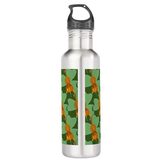 Kleeblatt Cello Edelstahlflasche (Rückseite)