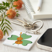 Kleeblatt Cello Schlüsselanhänger (Vorderseite rechts)