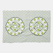Kleeblatt Celtic Inspiriert Pattern St. Patrick's Handtuch (Horizontal)