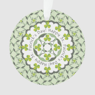 Kleeblatt Celtic Inspiriert Pattern St. Patrick's Ornament