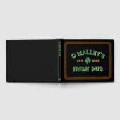 Kleeblatt Celtic Knot Border Irish Pub Gästebuch (Voll)
