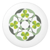 Kleeblatt Celtic Knot Graphic Keramikknauf (Vorderseite)