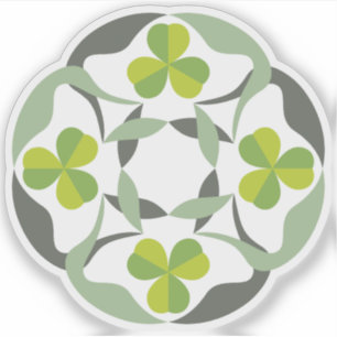 Kleeblatt Celtic Knot Inspirierte St. Patrick's Da Aufkleber