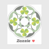 Kleeblatt Celtic Knot Inspirierte St. Patrick's Da Aufkleber (Blatt)