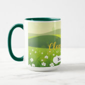 Kleeblatt-Charm-Punkt Tasse (Links)