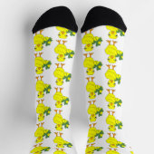 Kleeblatt Chick Muster Socken (Oben)