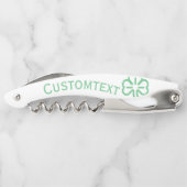 Kleeblatt Closed Custom Corkschraube Kellnermesser (Rückseite)