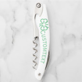 Kleeblatt Closed Custom Corkschraube Kellnermesser (Vorderseite)
