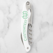 Kleeblatt Closed Custom Corkschraube Kellnermesser (Rückseite)