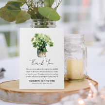 Kleeblatt Clover Bouquet Beileid