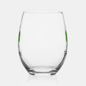 Kleeblatt Clover Design Edelstahlglas Weinglas Ohne Stiel (Links)