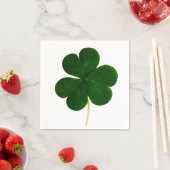 Kleeblatt Clover Fotografy St. Patrick Party Serviette (Beispiel)