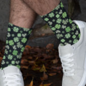 Kleeblatt Clover Green St. Patrick's Day Socken