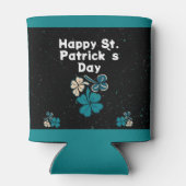 Kleeblatt Clover Irish Happy St Patrick`s Day Dosenkühler (Rückseite)