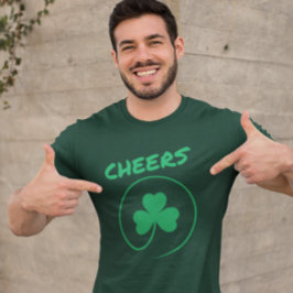 Kleeblatt Clover Irish Ireland Cheers St Patrick's T-Shirt