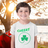 Kleeblatt Clover Leaf Lucky St Patrick's Day Cheer T-Shirt
