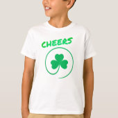 Kleeblatt Clover Leaf Lucky St Patrick's Day Cheer T-Shirt (Vorderseite)