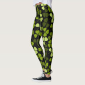 Kleeblatt Clover Pattern Floral St. Patrick Leggings (Links)