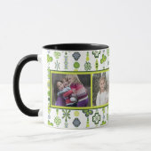 Kleeblatt Clover Pattern Foto Tasse (Links)