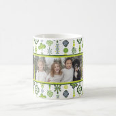 Kleeblatt Clover Pattern Foto Tasse (Mittel)