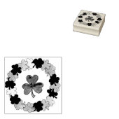 Kleeblatt Clover Wreath Saint Patrick's Day Briefm Gummistempel (Stempel)