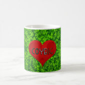 Kleeblatt Clovers Green Irish Heart COYBIG Irland Kaffeetasse (Mittel)