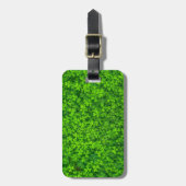 Kleeblatt Clovers Green Irish Symbol Irland Gepäckanhänger (Vorderseite vertikal)