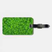 Kleeblatt Clovers Green Irish Symbol Irland Gepäckanhänger (Rückseite horizontal)