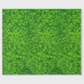 Kleeblatt Clovers Green Irish Symbol Irland Geschenkpapier (Flach)